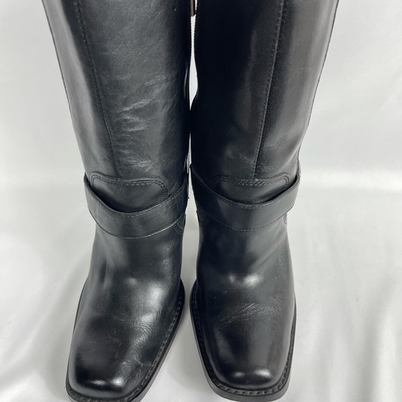 Harley-Davidson Women's Riding Boots D85323 Studs Strap Black Size 7.5 M - Picture 9 of 9